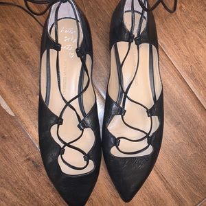 Banana republic lace up flats
